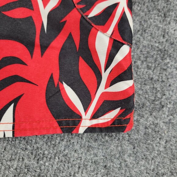 Op Ocean Pacific Shorts Men Medium Red Swim Trunks Logo Pocket Drawstring Lining - Picture 11 of 14